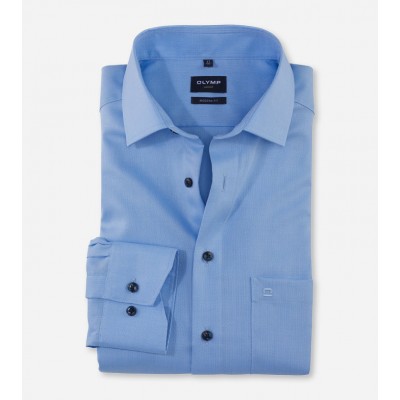 OLYMP ΑΝΔΡΙΚΟ ΠΟΥΚΑΜΙΣΟ MODERN FIT ΣΙΕΛ