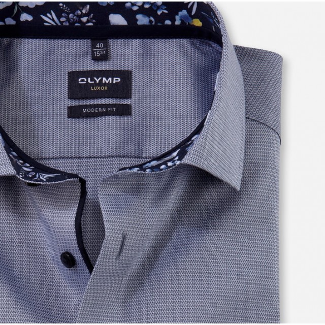 OLYMP ΠΟΥΚΑΜΙΣΟ MODERN FIT ΜΠΛΕ