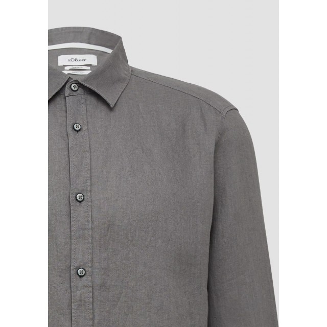 S.OLIVER  LINEN SHIRT GREY