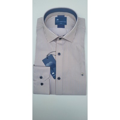 FRANK BARRYMORE SHIRT PIN STRIPE BEIGE