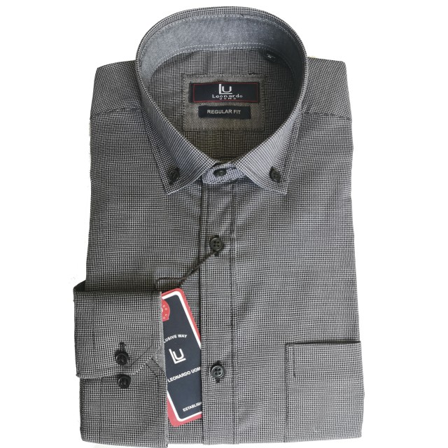 ΠΟΥΚΑΜΙΣΟ ΜΑΥΡΟ LEONARDO