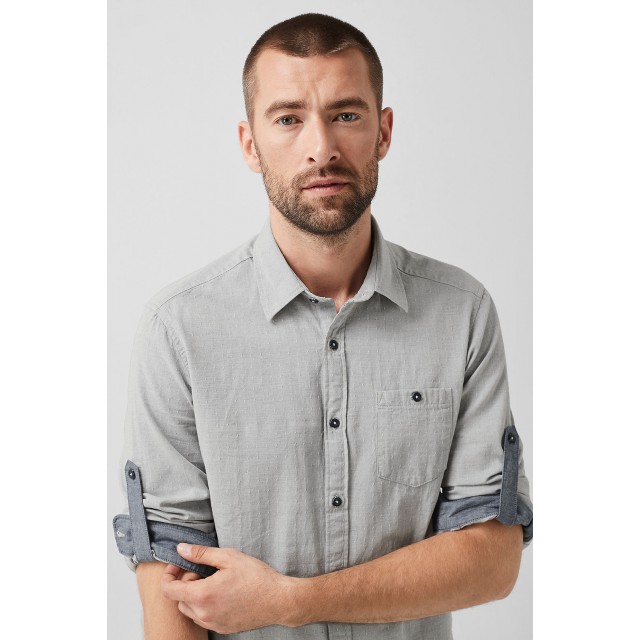 ΠΟΥΚΑΜΙΣΟ CASUAL ΓΚΡΙ ΑΡΖΑΝ S.OLIVER 