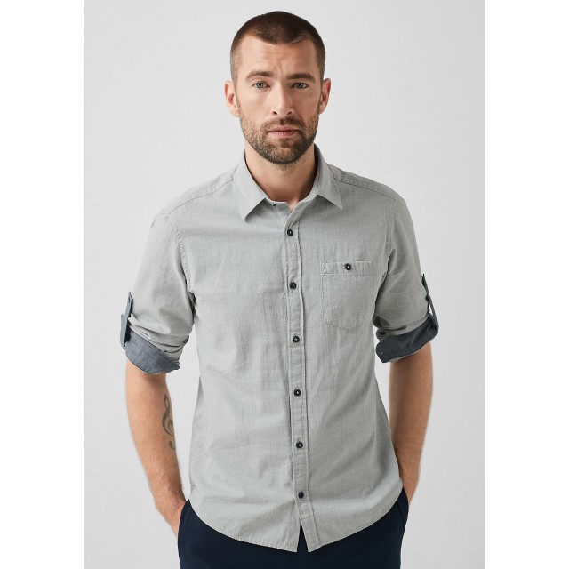 ΠΟΥΚΑΜΙΣΟ CASUAL ΓΚΡΙ ΑΡΖΑΝ S.OLIVER 