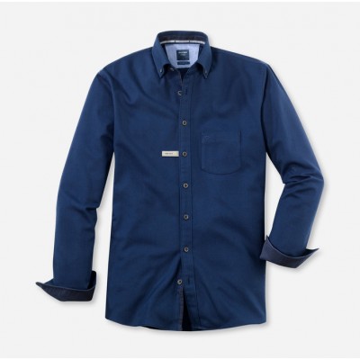 SHIRT CASUAL JERSEY NAVY OLYMP 