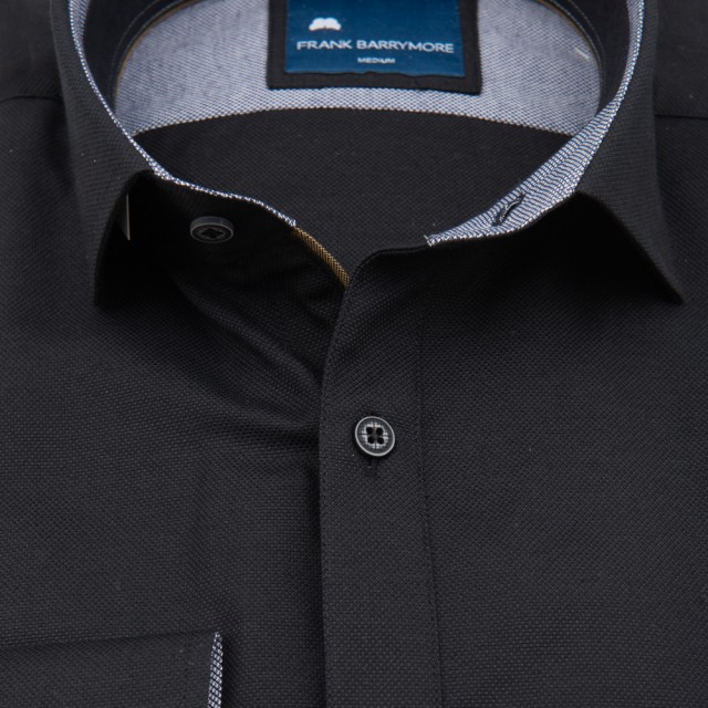 FRANK BARRYMORE Πουκάμισο Μαύρο 