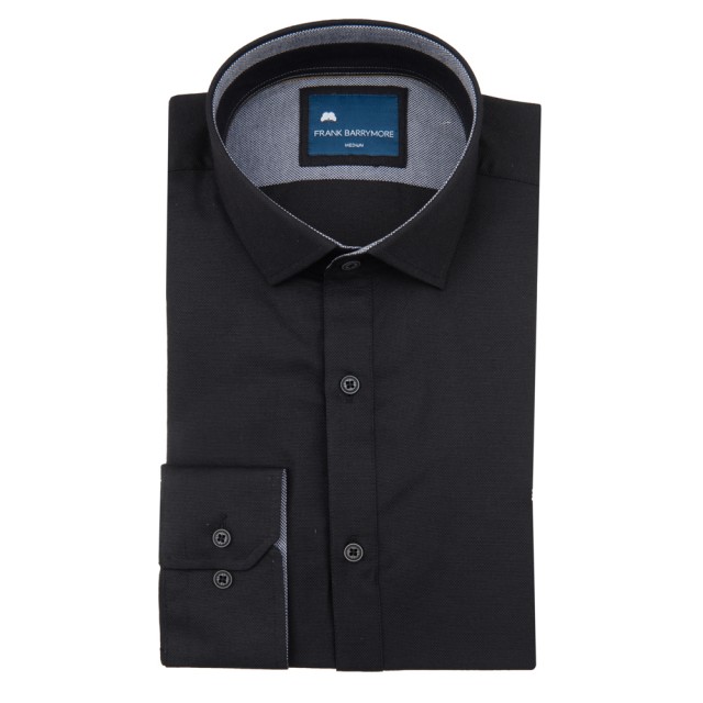 FRANK BARRYMORE Πουκάμισο Μαύρο 