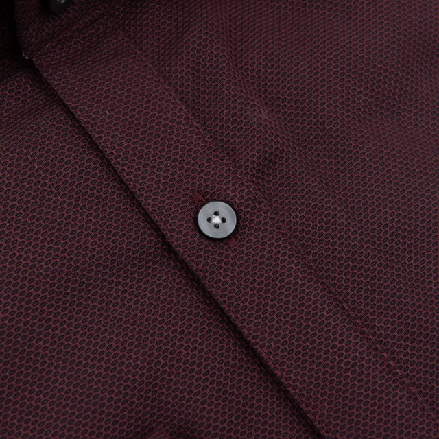 FRANK BARRYMORE Πουκάμισο Μπορντό 