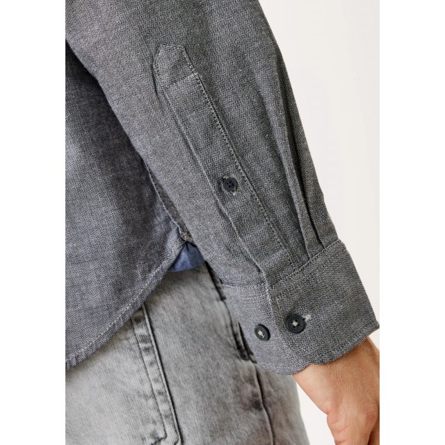 S.OLIVER Πουκάμισο Γκρί