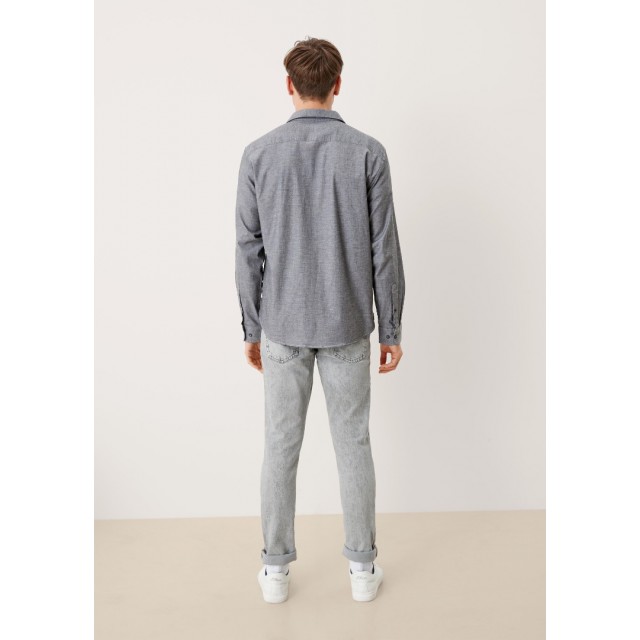 S.OLIVER Πουκάμισο Γκρί