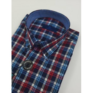 LEXTON Shirt Blue/Red