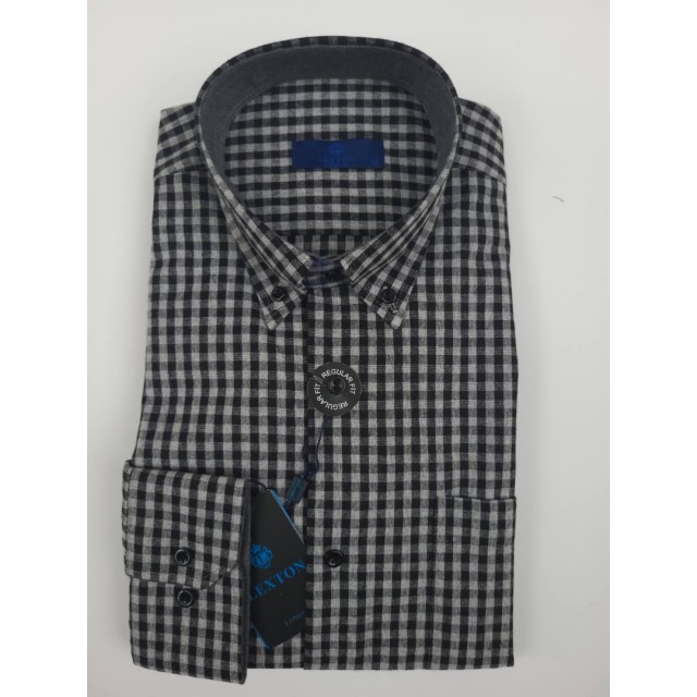 LEXTON Πουκάμισο Μαύρο