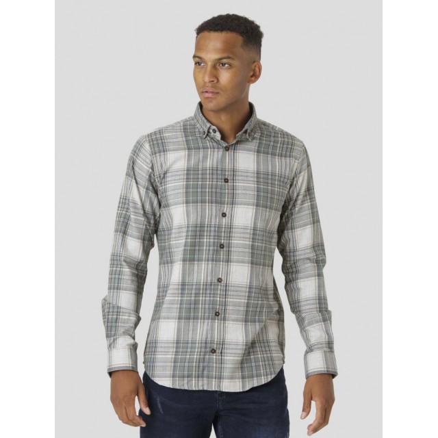 MARCUS Πουκάμισο Γκρί/Πράσινο