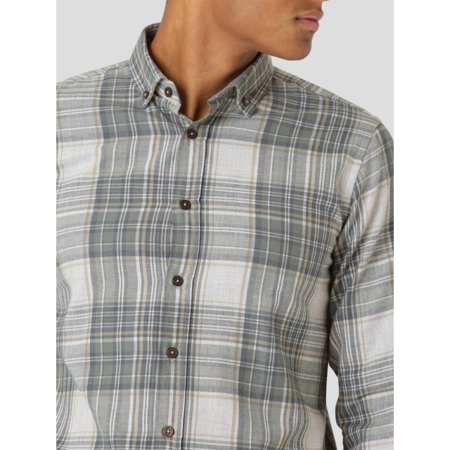 MARCUS Πουκάμισο Γκρί/Πράσινο