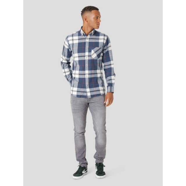 MARCUS Πουκάμισο Μπλέ /Ραφ