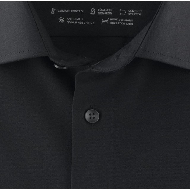 OLYMP LUXOR Πουκάμισο MODERN FIT BLACK