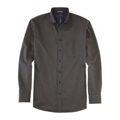 OLYMP Casual Shirt Olive