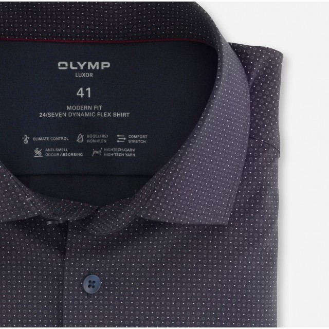OLYMP Πουκάμισο Μαύρο