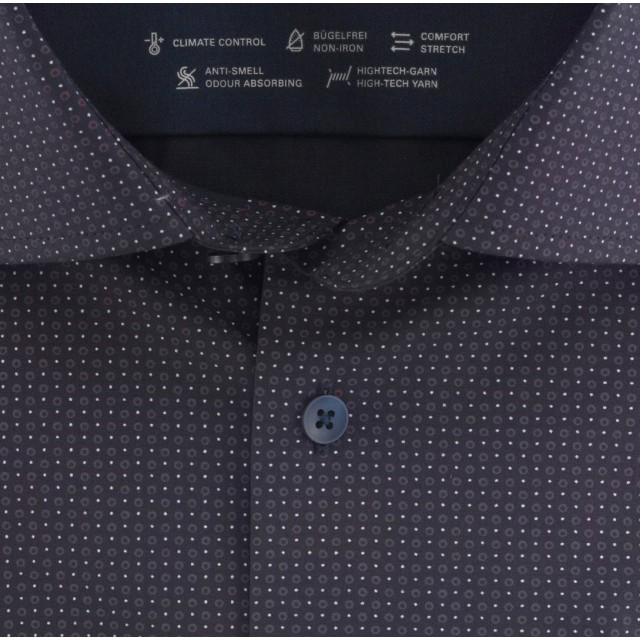 OLYMP Πουκάμισο Μαύρο