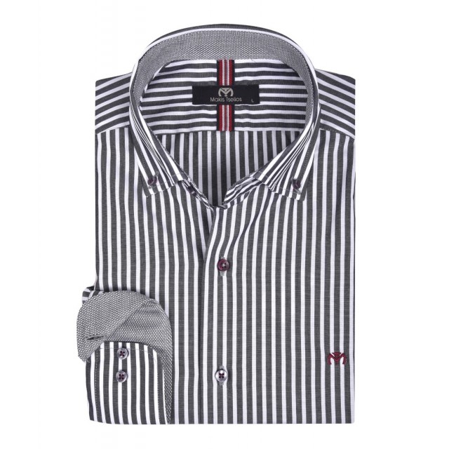 MAKIS TSELIOS Πουκάμισο Γκρί