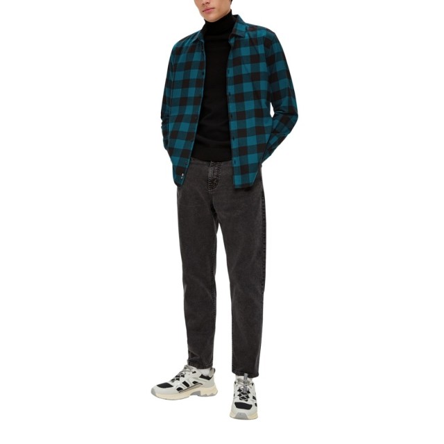 S.OLIVER Πουκάμισο Πετρόλ