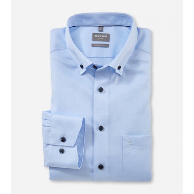 OLYMP LUXOR πουκάμισο Modern Fit χρώμα σιέλ