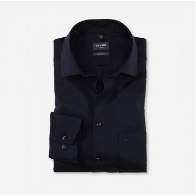 OLYMP Luxor πουκάμισο modern fit χρώμα Μαύρο