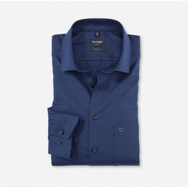 OLYMP Luxor Πουκάμισο modern fit χρώμα intigo