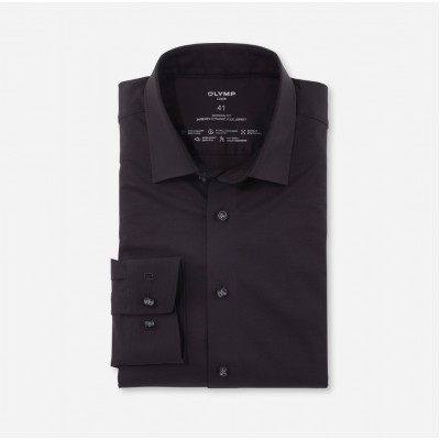 OLYMP Luxor πουκάμισο modern fit μαύρο χρώμα.