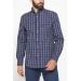CARRERA CHEK SHIRT BLUE