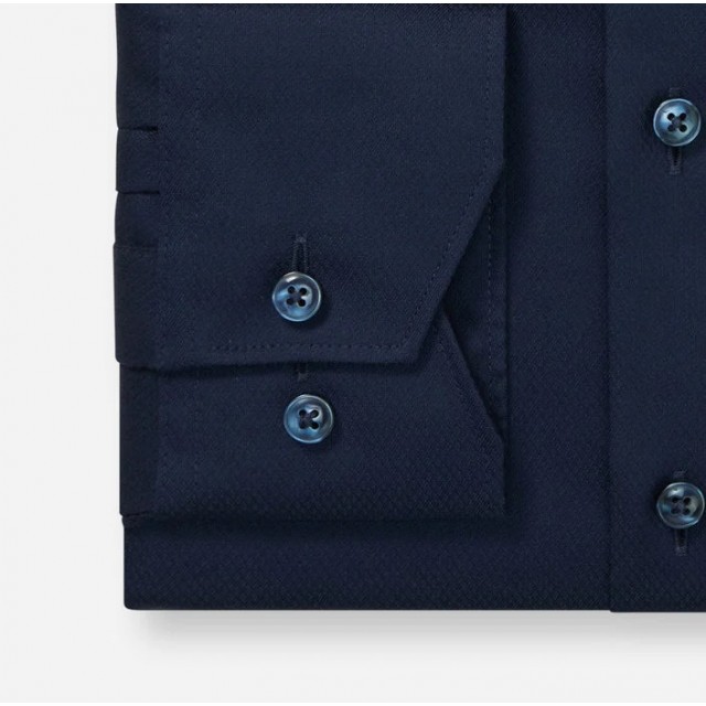 OLYMP ΠΟΥΚΑΜΙΣΟ MODERN FIT ΣΚΟΥΡΟ ΜΠΛΕ