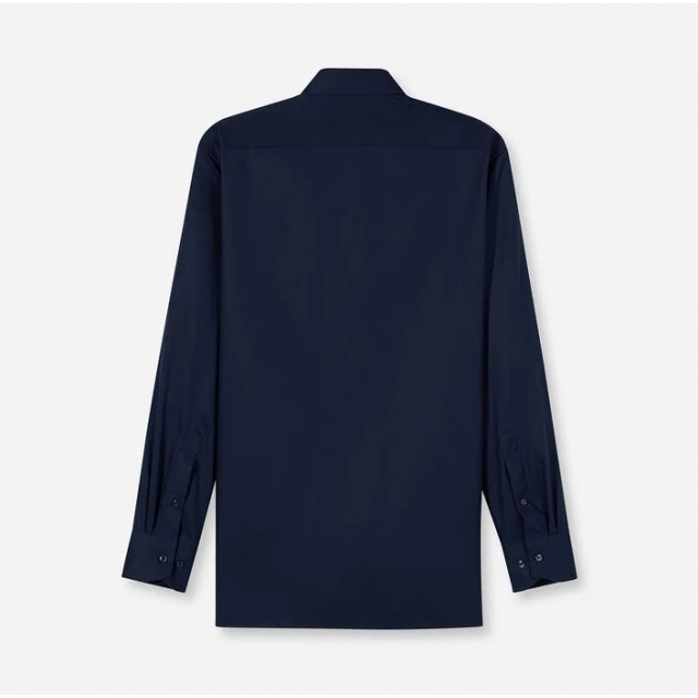 OLYMP ΠΟΥΚΑΜΙΣΟ MODERN FIT ΣΚΟΥΡΟ ΜΠΛΕ