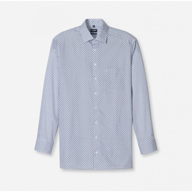 OLYMP ΠΟΥΚΑΜΙΣΟ MODERN FIT ΜΠΛΕ