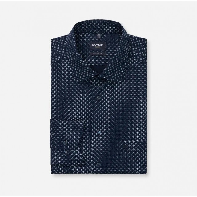 OLYMP SHIRT MODERN FIT ΜΠΛΕ