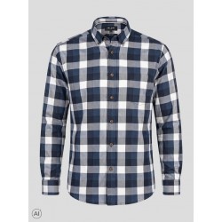 PRE END CHECKED SHIRT BLUE