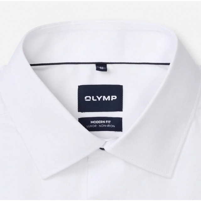 OLYMP ΠΟΥΚΑΜΙΣΟ MODERN FIT ΛΕΥΚΟ