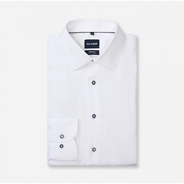 OLYMP ΠΟΥΚΑΜΙΣΟ MODERN FIT ΛΕΥΚΟ