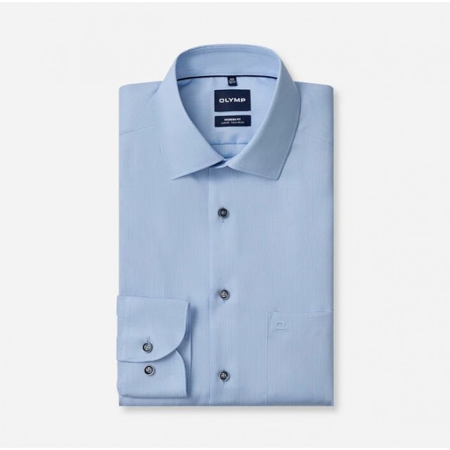 OLYMP ΠΟΥΚΑΜΙΣΟ MODERN FIT LIGHT BLUE