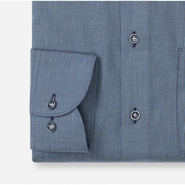 OLYMP ΠΟΥΚΑΜΙΣΟ MODERN FIT ΜΠΛΕ NAVY