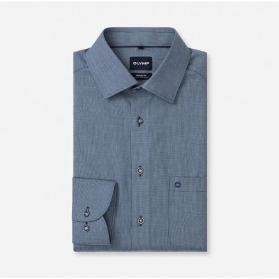 OLYMP ΠΟΥΚΑΜΙΣΟ MODERN FIT ΜΠΛΕ NAVY
