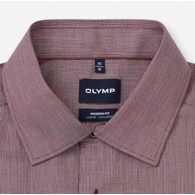 OLYMP ΠΟΥΚΑΜΙΣΟ MODERN FIT ΜΠΟΡΝΤΟ