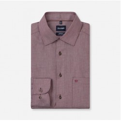 OLYMP ΠΟΥΚΑΜΙΣΟ MODERN FIT ΜΠΟΡΝΤΟ