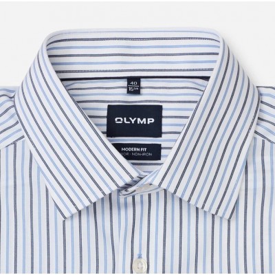 OLYMP ΠΟΥΚΑΜΙΣΟ MODERN FIT ΜΠΛΕ