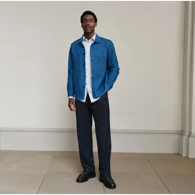 OLYMP ΠΟΥΚΑΜΙΣΟ MODERN FIT ΜΠΛΕ