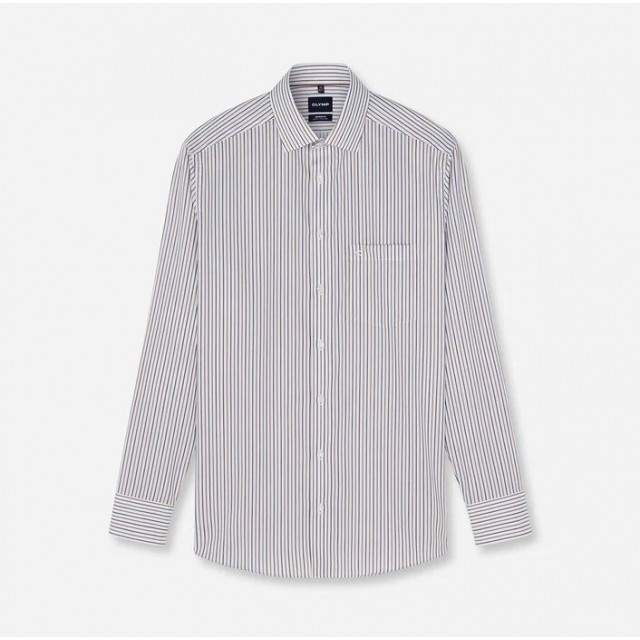 OLYMP SHIRT MODERN FIT ΚΑΦΕ