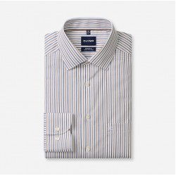 OLYMP SHIRT MODERN FIT ΚΑΦΕ