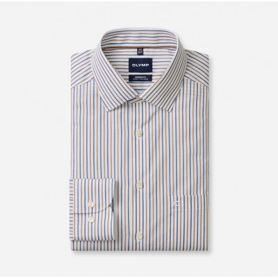 OLYMP SHIRT MODERN FIT ΚΑΦΕ