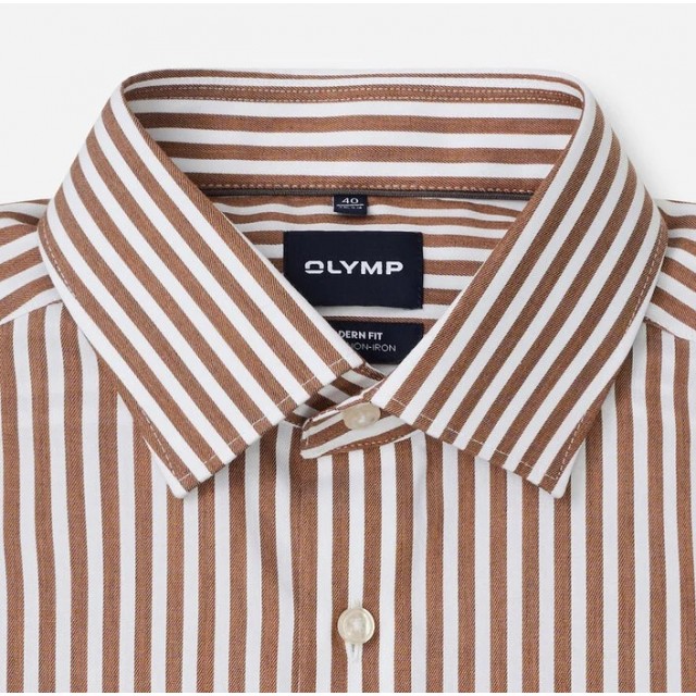 OLYMP SHIRT MODERN FIT NUGAT
