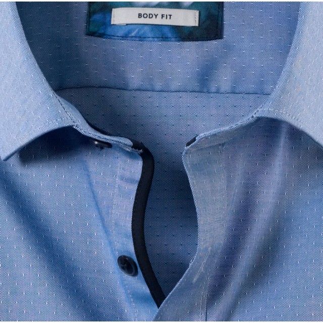 OLYMP LEVEL FIVE BODY FIT SHIRT ROYAL