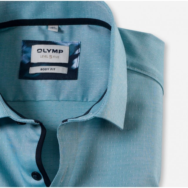 OLYMP  Πουκάμισο LEVEL FIVE body fit ΜΕΝΤΑ