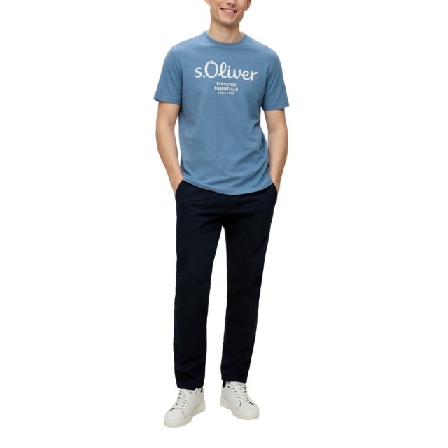 S.OLIVER MENS T-SHIRT LT. BLUE